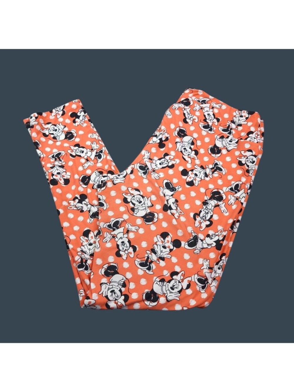 LuLaRoe Disney Minnie Mouse Leggings Tall & Curvy Size Soft & Stretchy Polka Dot